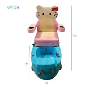 <span class=keywords><strong>เก้าอี้</strong></span>นวดเท้าเด็กแบบพกพา สไตล์การ์ตูน สำหรับร้านเสริมสวย เฟอร์นิเจอร์หรูหรา สีชมพู - Product Image 3