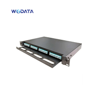 Panneau de brassage MPO 1U 96 cœurs haute densité, panneau de brassage fibre optique MTP pour montage en rack, gestion des fibres pour commutateur de centre de données