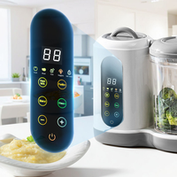 Robot culinaire intelligent XQS pour bébé, en matériau PP, 450W, mixeur multifonction électrique, préparateur de compléments alimentaires, hachoir, cuiseur vapeur, portable 1