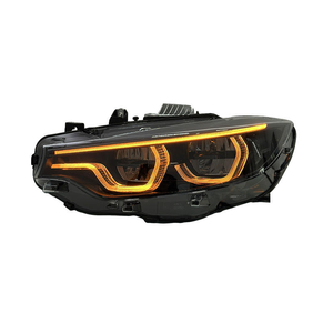 <span class=keywords><strong>Faro</strong></span> Anteriore SJC Auto per <span class=keywords><strong>BMW</strong></span> <span class=keywords><strong>Serie</strong></span> 4 F32 F33 F82 M4 F80 V3 <span class=keywords><strong>1</strong></span>:<span class=keywords><strong>1</strong></span> Shadow Line Stile IKON, Luce Bianca Gialla Ambra Tricolore - Product Image 4