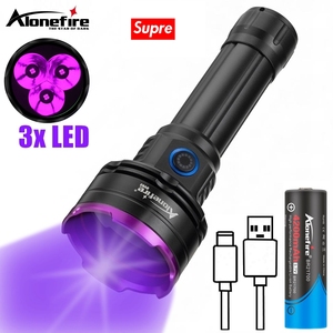 Alonefire SV83 60W Powerful UV Flashlight Black Light Rechargeable 365nm Ore Money Cat <strong>Dog</strong> Pet Stain Scorpion Marker Check <strong>Lamp</strong> - Product Image 1