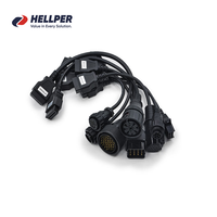 Hellper Acardiag - Juego de 8 Herramientas de Diagnóstico para Camiones de Alta Calidad, TCS PRO Multidiag DS MVD 150, Adaptador OBD1/OBD2, Lector de Códigos USB