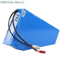 Batterie lithium-ion triangulaire 48V 52V 60V 72V avec BMS 80A 100A 150A 200A, fabriquée avec des cellules 21700 de qualité A, connecteurs XT60 XT90, en stock au Royaume-Uni et en Australie