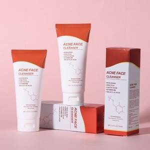 Crème Visage <span class=keywords><strong>Hydratante</strong></span> aux Herbes et à l'Acide Salicylique pour Nettoyage en Profondeur, Réduction des Pores, Contrôle du Sébum, Tous Types de Peaux, Peau Nettoyée - Product Image 2