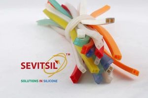 <b>Silicone</b> Rubber Profiles Flexible Extruded Hollow Sealing Strip <b>Gasket</b> for Industrial Equipment Machinery Doors Windows - Product Image 3