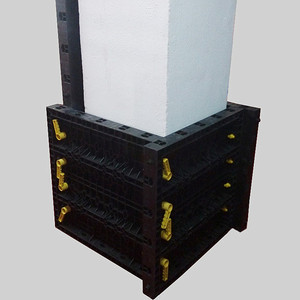 Chất Lượng Tuyệt Vời Tái Sử Dụng Ván Khuôn Sử Dụng Xây Dựng Bê Tông Nhựa Cột Ván Khuôn Với Giá Thấp - Product Image 5