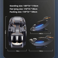 Fauteuil de Massage DWJ 2025 6D SL Track Haut de Gamme Électrique 4D 3D Gravité Zéro Chinois Luxe Premium Étirement Complet du Corps Prix
