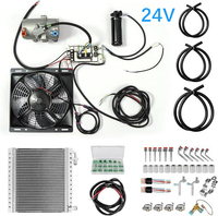 Climatiseur électrique 24V TELCOOL pour véhicules utilitaires, fourgonnettes, poids lourds, camping-cars, camions, bus, avec grand kit évaporateur