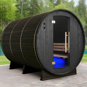 غرفة ساونا خشبية حديثة التصميم قابلة للتخصيص تتسع لـ 4-6 أشخاص - Product Image 6