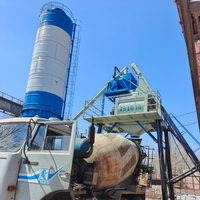 Centrale à béton HZS35 Henan avec élévateur à trémie pour le malaxage du béton