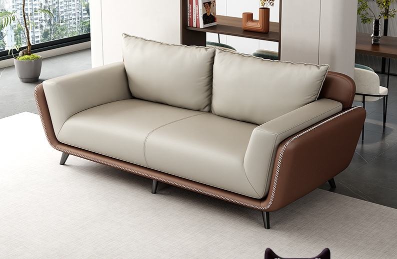 Canapé deux places Cuir occidental résistant à l'usure