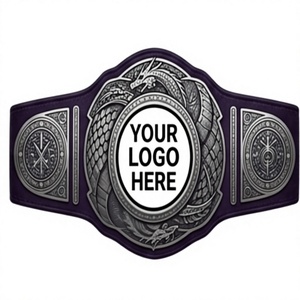 Cinturón de Campeonato Deportivo Personalizado, Cinturón de Campeón Profesional de MMA y Artes Marciales, Placa de Latón Personalizable - Product Image 1