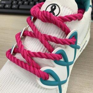 13 colori in Stock a 3 fili di <span class=keywords><strong>corda</strong></span> in poliestere <span class=keywords><strong>corda</strong></span> rotonda intrecciata 7mm di pizzo intrecciato per <span class=keywords><strong>scarpe</strong></span> 1.4m - Product Image 4