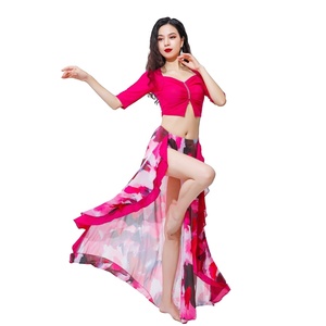 Ensemble de costumes de danse indienne pour femmes, robe <span class=keywords><strong>Bollywood</strong></span>, <span class=keywords><strong>tenue</strong></span> de danse du ventre pour Halloween - Product Image 3