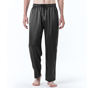 Alta qualità da <span class=keywords><strong>uomo</strong></span> estate <span class=keywords><strong>uomo</strong></span> <span class=keywords><strong>pigiama</strong></span> in raso di seta pantaloni corti e lunghi <span class=keywords><strong>pigiama</strong></span> pantaloni Lounge morbidi pantaloni del <span class=keywords><strong>pigiama</strong></span> - Product Image 5
