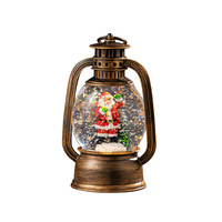 Lanterne de Noël LED musicale avec Père Noël et Bonhomme de neige, style nouveau, à prix abordable, vente en gros, décoration de Noël