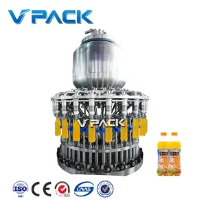 Pulp Juice Hot Filling Production Lines/Commercial PET Bottle Juicer bottling line/Factory sales Fruit Flesh Juice Filling Plant