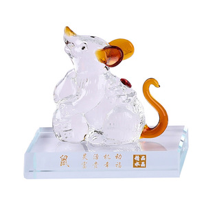 Figuras de Animales de Cristal, Adornos Coleccionables de Vidrio Grabados con Láser para Decoración del Hogar, Regalos de Cumpleaños, Boda y Graduación - Product Image 3