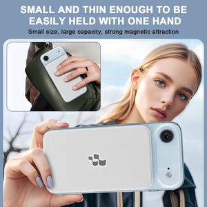 Cargador Portátil, Bancos de Energía para <span class=keywords><strong>iPhone</strong></span>, Banco de Energía Inalámbrico Magnético de 10000 mAh, 5000 mAh, 4000 mAh, 3000 mAh, Mini Banco de Energía Delgado - Product Image 3