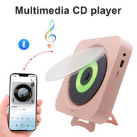 Pemutar CD Multifungsi dengan Speaker, Mendukung CD MP3 USB FM AUX, Pemutar Musik Digital untuk Hiburan Rumah