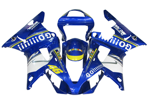 Kit de carénage de moto en plastique ABS injecté pour YZF <span class=keywords><strong>R1</strong></span> <span class=keywords><strong>2000</strong></span> 2001 YZFR1 00 01 - Product Image 5