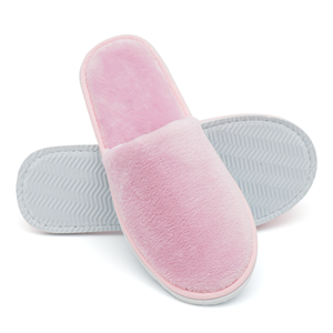 Zapatillas desechables hechas en fábrica listas para enviar Coral Fleece 29CM zapatillas a granel Spa Hotel zapatilla para un solo uso - Product Image 6