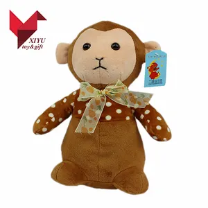 Custom 20cm 25cm 30cm Brown Monkey Stuffed Animal Plush Doll Toy For Boys And Girls Toy