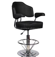 Chaise de casino de poker en métal en cuir moderne personnalisée chaise de jeu pivotante à hauteur réglable pour machine à sous
