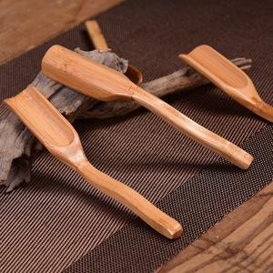 Cucharas de té de bambú, juego de seis utensilios para la ceremonia del té, ecológico, para té Kung Fu - Product Image 1