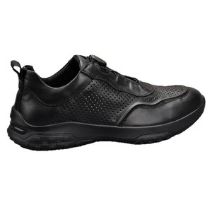 Chaussures de sport pour hommes en cuir véritable, bout rond, respirantes, semelle intermédiaire en EVA, semelle extérieure en caoutchouc, chaussures décontractées d'été pour la marche - Product Image 3