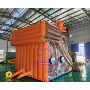 Maison sautante gonflable de rebond de château de nouvelle conception avec le château plein d'entrain gonflable de videur de glissière - Product Image 4