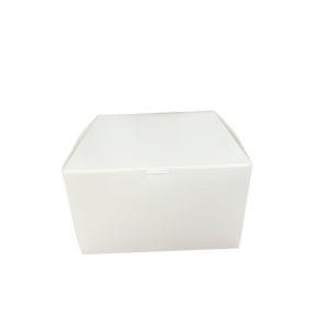 Özel logo <span class=keywords><strong>8</strong></span> 10 11 inç 350g beyaz kart beyaz kek kutusu kağit kutu pencere olmadan - Product Image 2