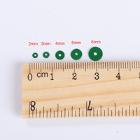 Paillettes rondes en PVC irisées mates de 2 à 6 mm, paquet de 10 g, transparentes et givrées, pour l'exportation transfrontalière