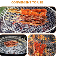 295mm japon jetable Barbecue Grill maille Portable BBQ Grill remplacement pour pique-nique en plein air