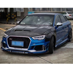 Per Audi <span class=keywords><strong>A3</strong></span> S3 RS3 aggiornato TK stile in fibra di carbonio pannelli parafango anteriore esterno parafango sul pannello di apertura di ventilazione foglia - Product Image 5