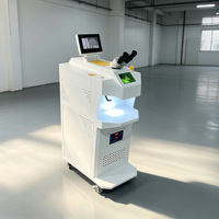 Soudeuse laser industrielle refroidie par air 200W à effet micro-pont pour projets de soudage de bijoux en or pur et platine