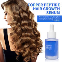 Serum Perawatan Rambut Copper Peptide Private Label untuk Menutrisi Kulit Kepala Secara Mendalam dan Menutrisi Rambut agar Terlihat Lebih Lebat