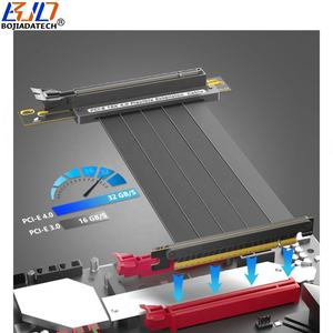 Double câble d'extension pour carte graphique PCI-E 4.0 16X à PCIe X16 90 degrés 20CM pour RTX3090ti <span class=keywords><strong>RTX4090ti</strong></span> RX6900XT RX6800XT - Product Image 5