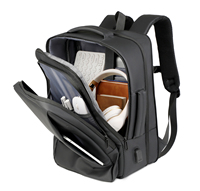 Mochila Multifuncional para Hombre, de Negocios, para Exteriores, Gran Capacidad, Resistente al Agua, con Carga USB, para Portátil