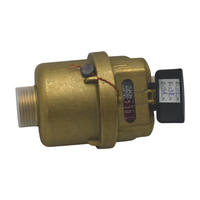 Vertical Volumetric Brass Water Meter High Accuracy Household Civil Water Consumption Monitoring DN15 IP68 Water Supply Metering