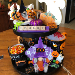 Halloween decoratieversieringen, gezichtloze poppen, goblinen, dwergen, Halloween-vleermuizen, pompoenen, elfen, <span class=keywords><strong>Rudolf</strong></span> - Product Image 3