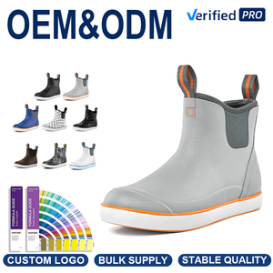 Botas <span class=keywords><strong>de</strong></span> Trabajo Impermeables para Hombre, Antideslizantes, Aisladas, <span class=keywords><strong>de</strong></span> Goma, para <span class=keywords><strong>Pesca</strong></span>, Navegación y Trabajo Marino, Tallas 6-14 - Product Image 1