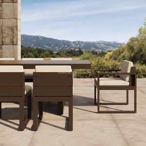 Moderno di lusso 12 posti mobili <span class=keywords><strong>da</strong></span> giardino in alluminio <span class=keywords><strong>esterno</strong></span> Patio <span class=keywords><strong>Set</strong></span> tavolo <span class=keywords><strong>da</strong></span> pranzo sedia <span class=keywords><strong>Set</strong></span> per parco <span class=keywords><strong>esterno</strong></span> Villa giardino - Product Image 2