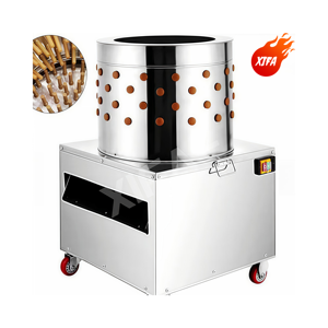 Desplumadora de Aves y Lavadora 2 en 1 Motorizada <span class=keywords><strong>para</strong></span> una Preparación Avícola Higiénica - Product Image 4