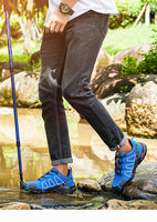 Chaussures pour hommes grandes tailles 40-47, nouvelle mode estivale, chaussures de randonnée et de course en plein air avec empeigne en simili cuir, semelle extérieure en EVA/caoutchouc