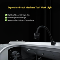Lampe de travail LED 5W IP67 en alliage d'aluminium résistant à l'usure et à la corrosion pour machine-outil