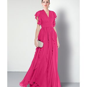 Abito da Donna Elegante e alla Moda, Taglie Forti, con Bordi Plissettati e Arricciati, Vendita all'Ingrosso - Product Image 3