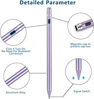 Stylet tactile universel intelligent pour crayon de dessin actif avec pointe fine pour téléphone à écran capacitif Android