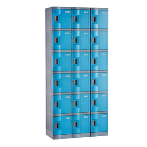 Casier Toppla à 9 portes en plastique ABS avec serrures électroniques à combinaison, étanche, pour rangement de vêtements de gym/école, organisateur de garde-robe - Product Image 1