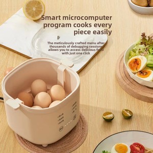 Hervidor de Huevos Doméstico, Cocedor de Huevos al Vapor con Apagado Automático y Temporizador, para Desayunos en Dormitorios, Programación de 24 Horas, Mini Gadget - Product Image 3
